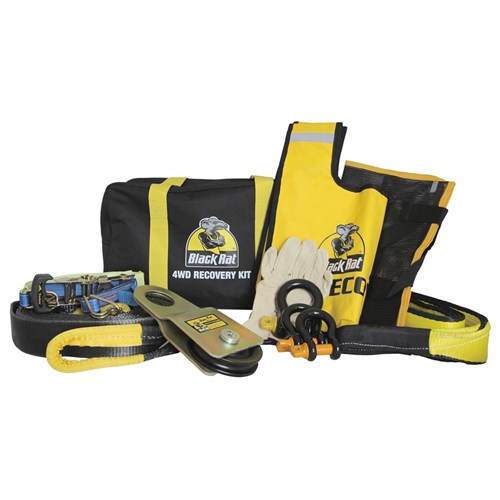 BLACK RAT 4WD RECOVERY KIT IN A BAG 
